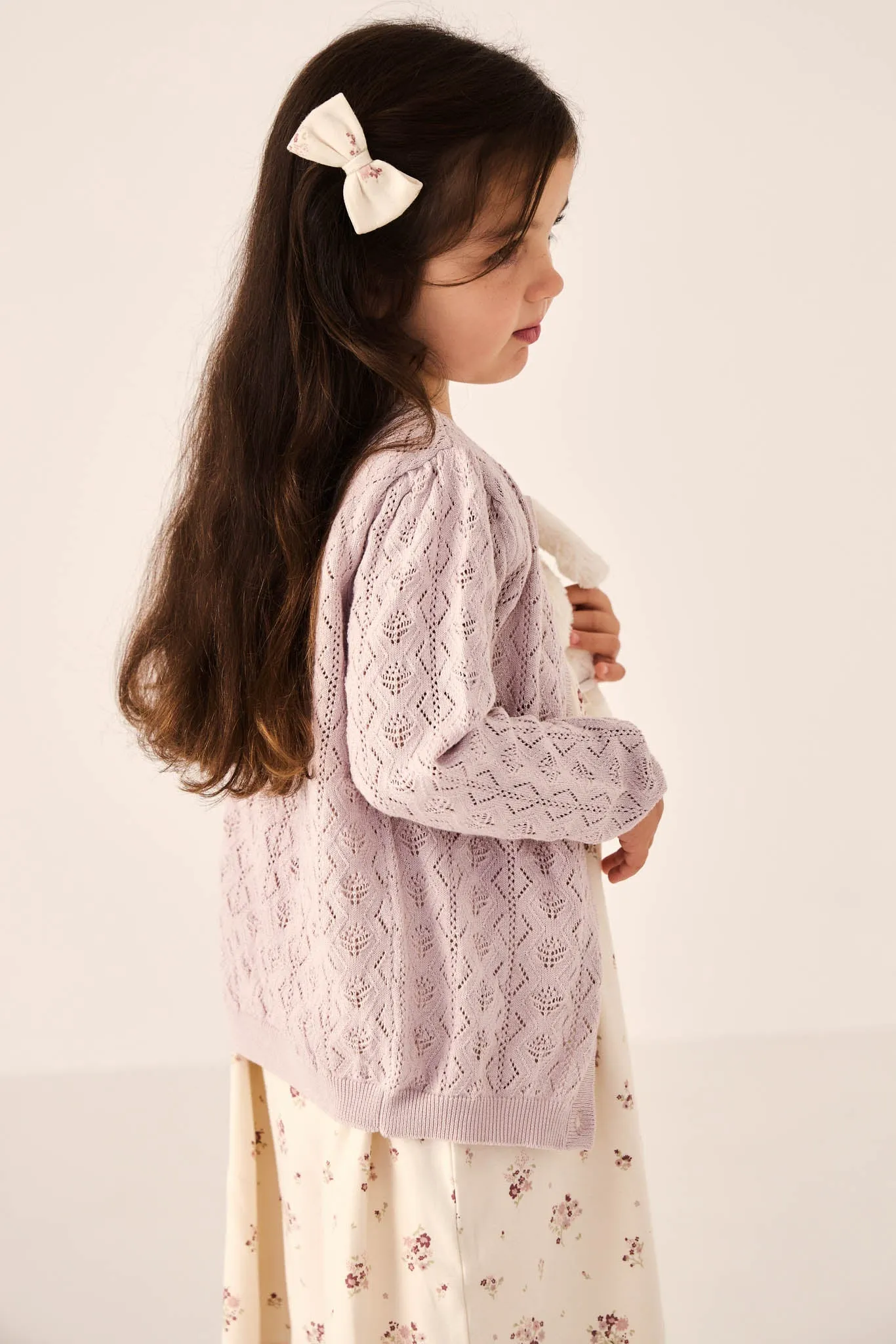 Mila Cardigan - Hushed Violet