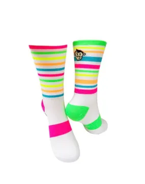 Monkey Sox Classic X2 Sport | White Fluro