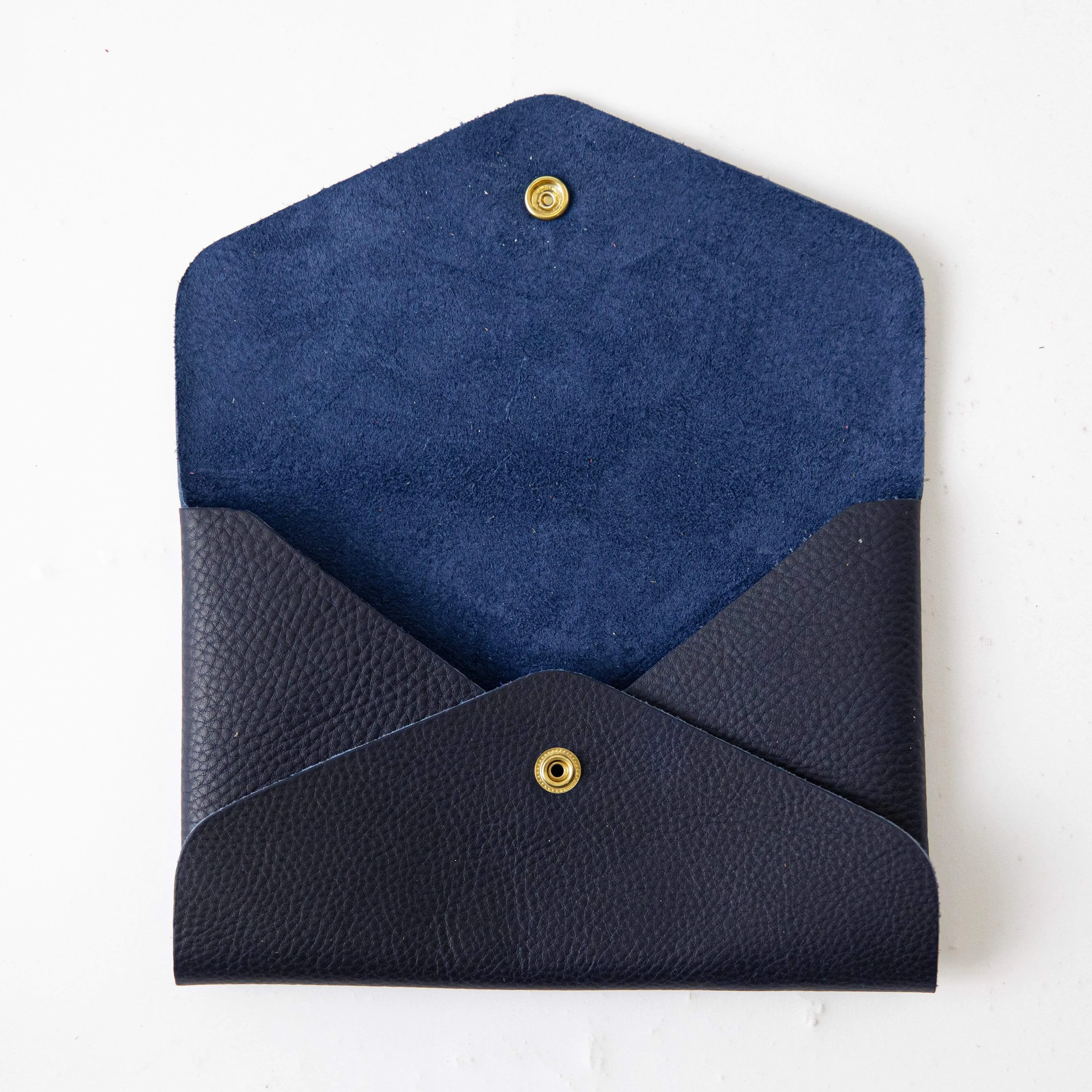 Navy Kodiak Envelope Clutch