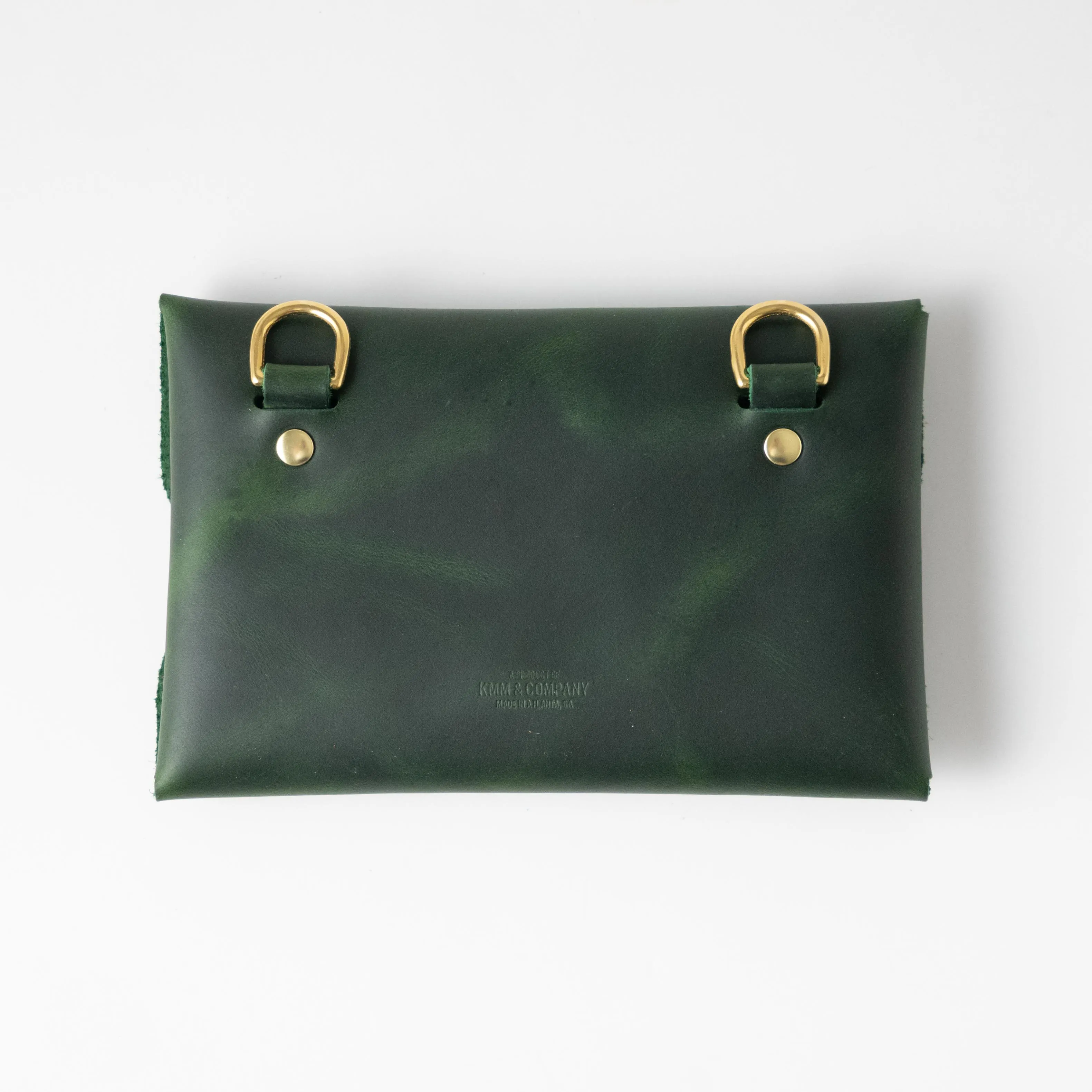 Navy Kodiak Envelope Clutch