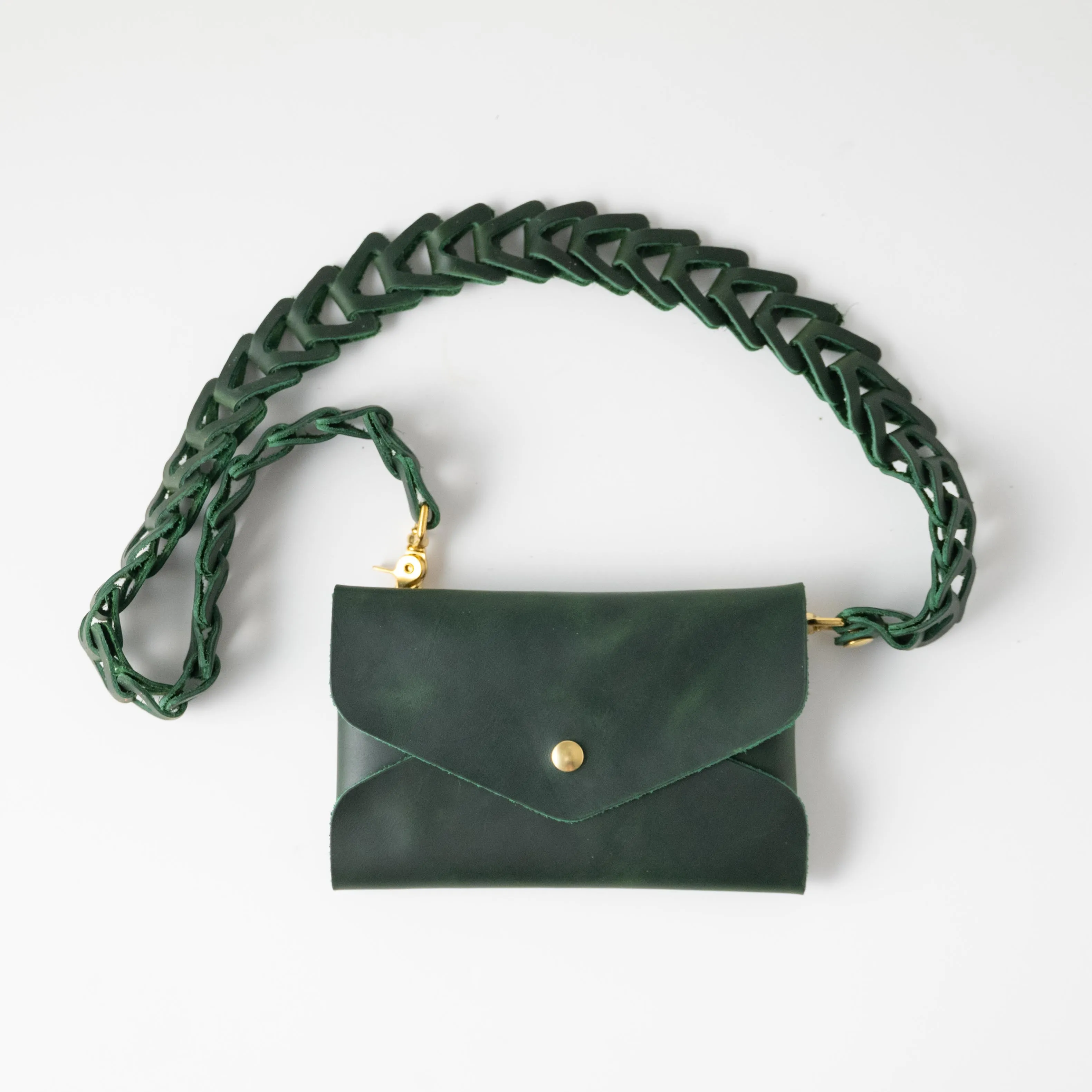 Navy Kodiak Envelope Clutch