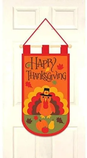 New Beautiful Thanksgiving Felt Door Banner Party Accessory