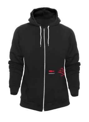 New Fish - Relaxed Fit Fleece Zipper Hoodie*