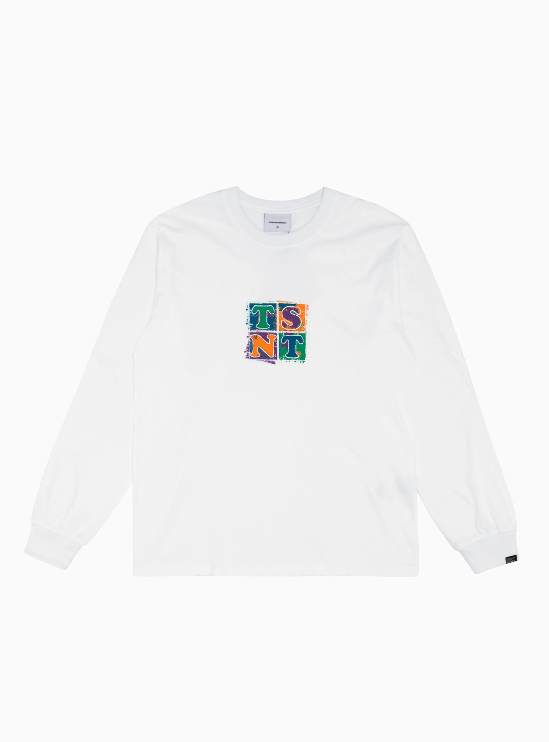 Painted TSNT LS T-shirt White