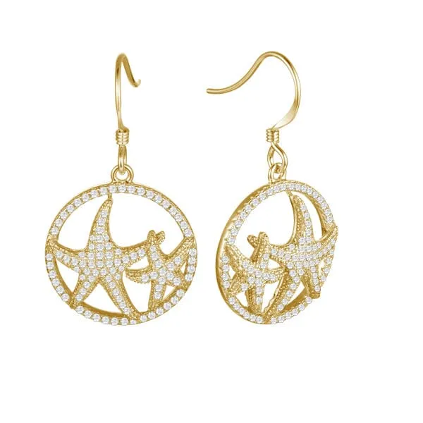 Pavé Hokuhele Eternity Earrings