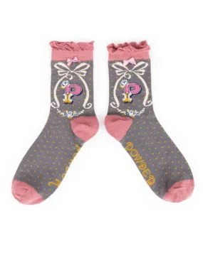 Powder - Alphabet socks P