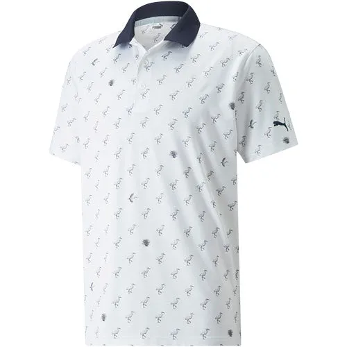 Puma Men's Mattr Egrets Golf Polo