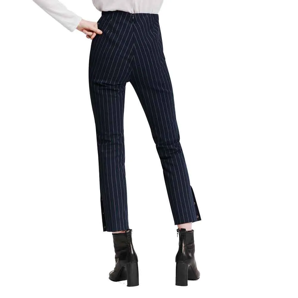 Rag & Bone Simone Pinstripe Snap Pant