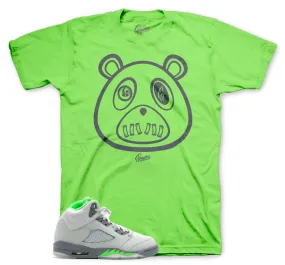 Retro 5 Green Bean ST Bear Shirt