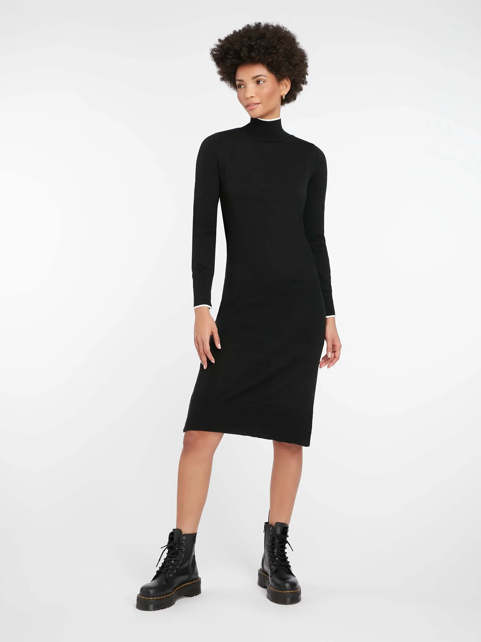 Rothko Sweater Dress in Black