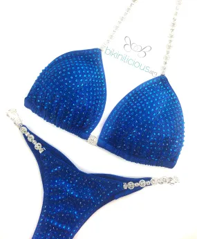 Royal on Royal Blue Competition Bikini