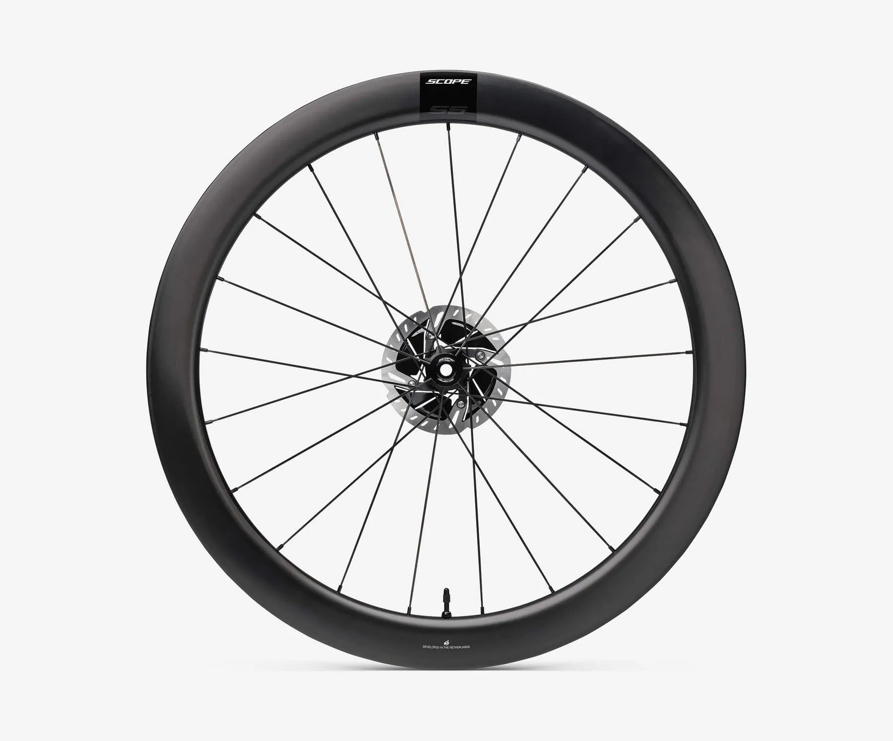 Scope S5 Aero Carbon Tubeless Disc Brake Wheel - Shimano/Sram - Black