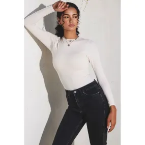 Seamless High Neck Long Sleeve Bodysuit