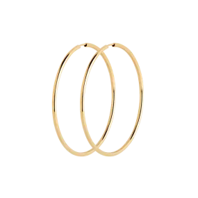 Senorita 50 Hoop (pair), Gold High Polished