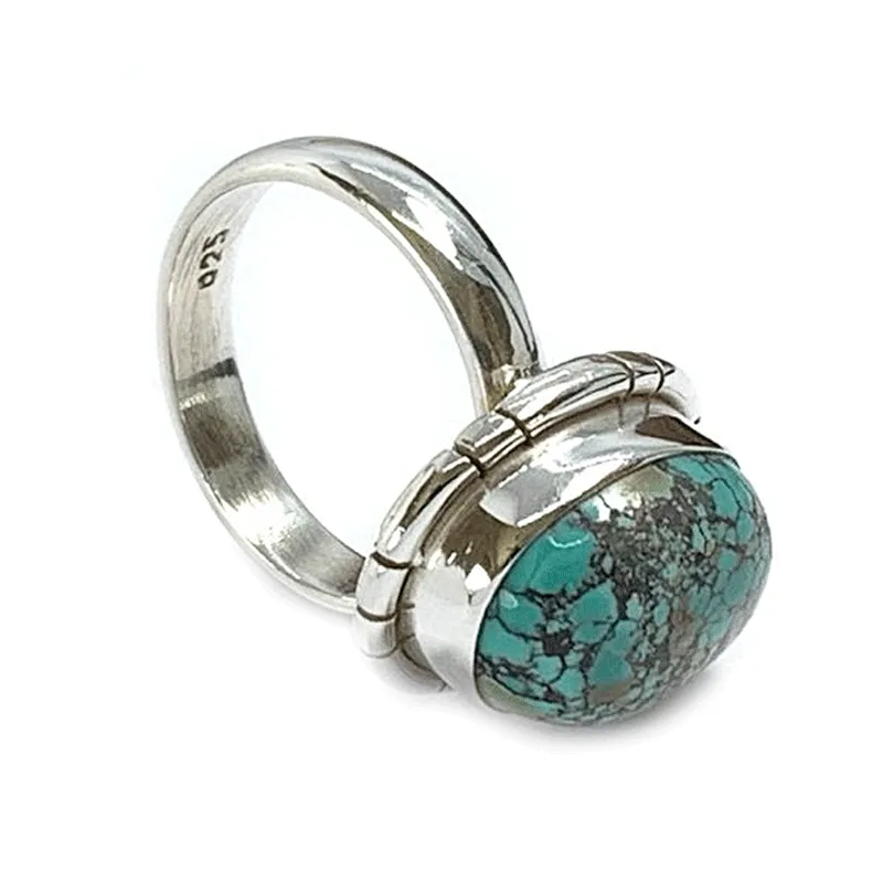 Serene Turquoise Bohemian Style Ring