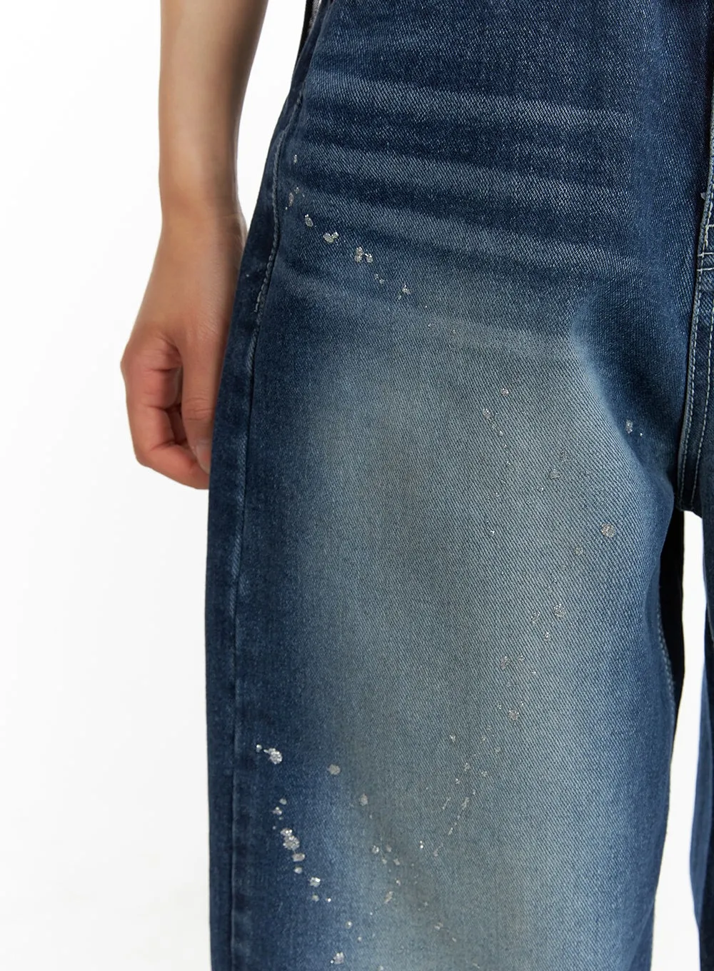 Splash Paint Baggy Jeans CA408