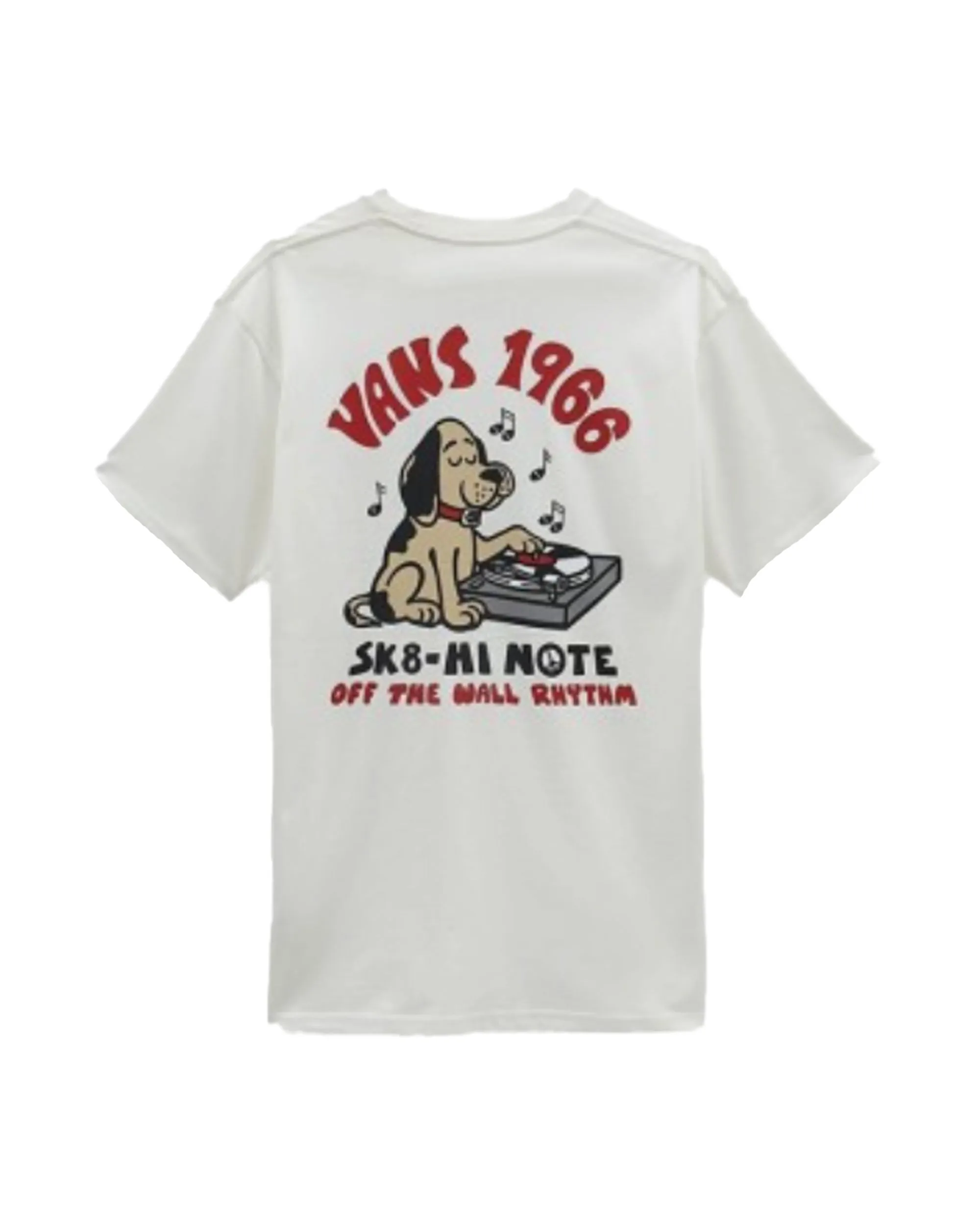 T-Shirt Uomo Vans Rhythm Pup ss Tee Marshmallow