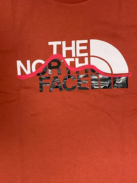 The North Face short sleeve t-shirt Mount Line NF00A3G2UBR1 brick red