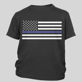 Thin Blue Line Flag Toddler Tees