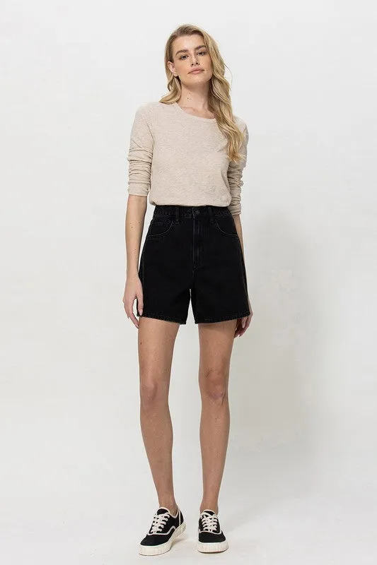 'Vintage Revival' Shorts - Black