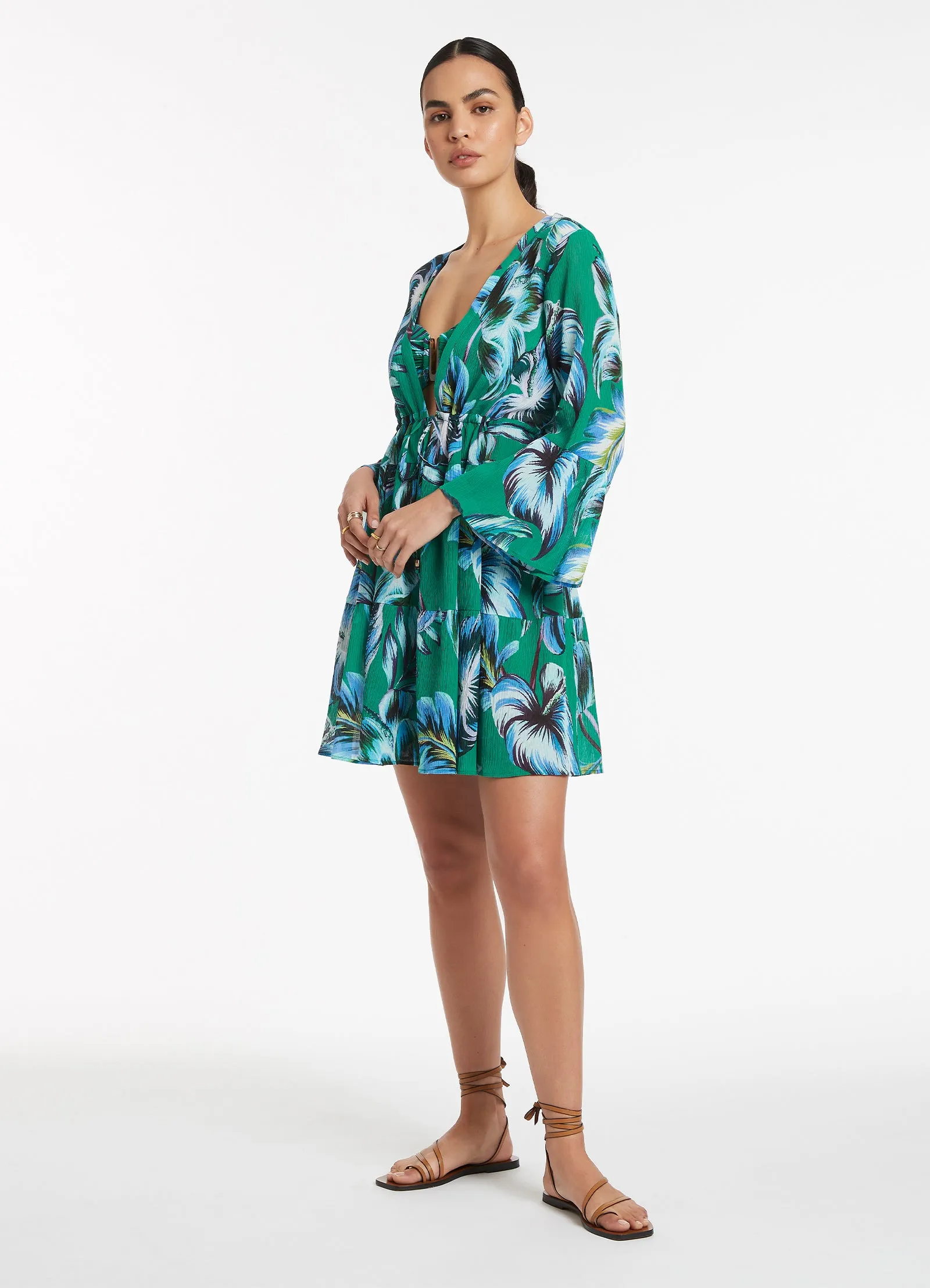 Viva Cover up Dress - Emerald