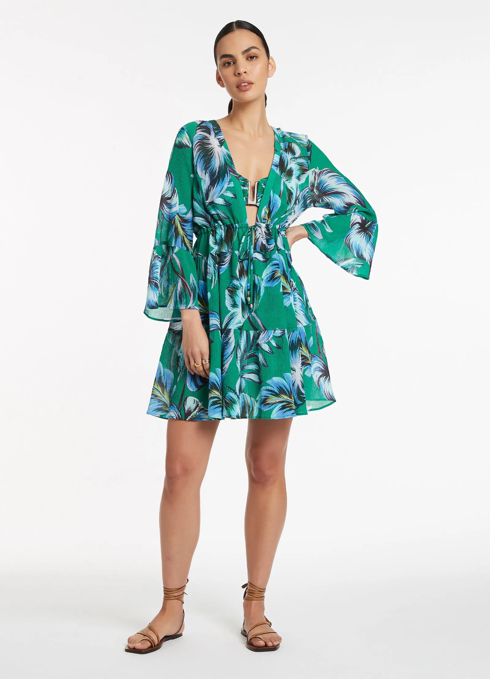 Viva Cover up Dress - Emerald