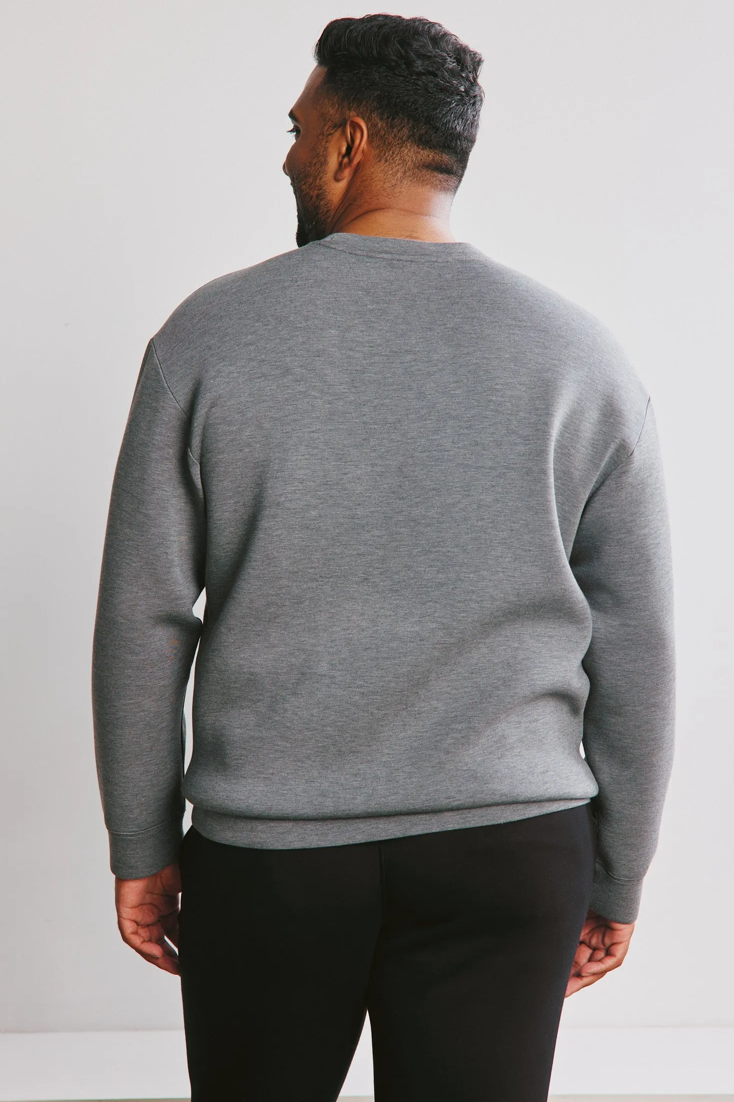 Zoom Crewneck Sweater  - Grey